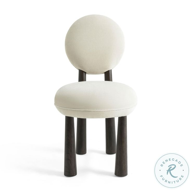 Sulley Cream Performance Chenille Dining Chair