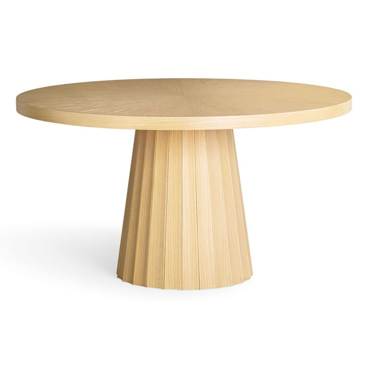 Meri Natural 56" Round Dining Table