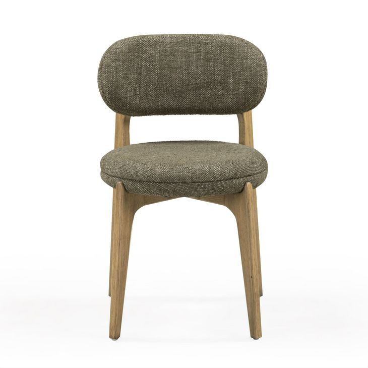 Carnation Forest Green Performance Fabric Upholstered Dining Chair