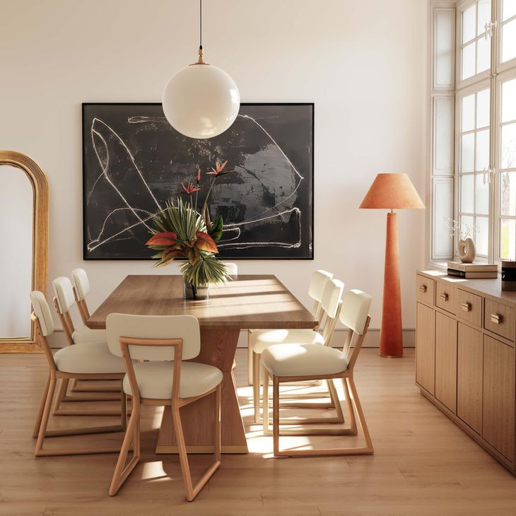Bobbie Cream Upholstered Dining Chair