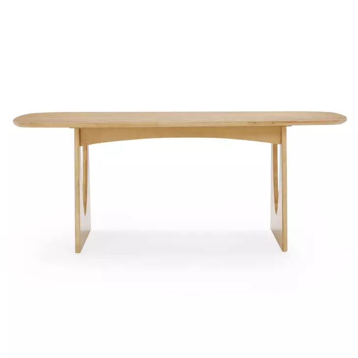 Cybill Natural Ash 79" Rectangular Dining Table