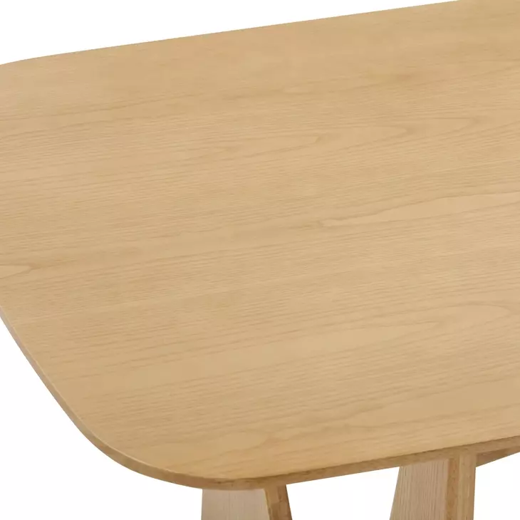 Cybill Natural Ash 79" Rectangular Dining Table