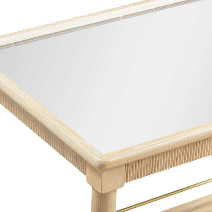 Slosh Natural Ash Bar Cart
