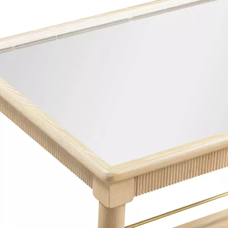Slosh Natural Ash Bar Cart