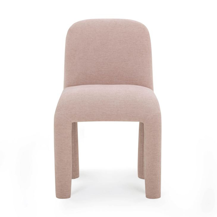 Georgia Light Pink Performance Fabric Upholstered Dining Chair