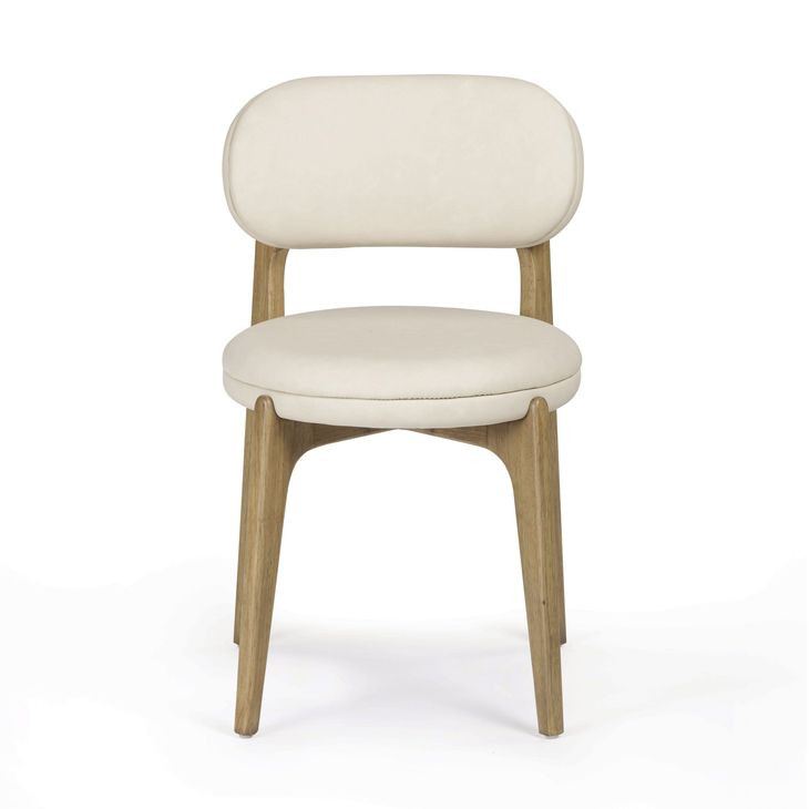 Carnation Cream Upholstered Dining Chair