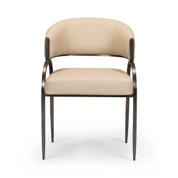 Tatum Taupe Upholstered Dining Chair