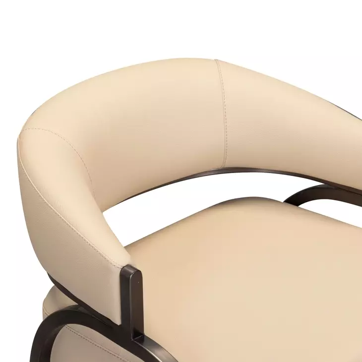 Tatum Taupe Upholstered Counter Height Stool