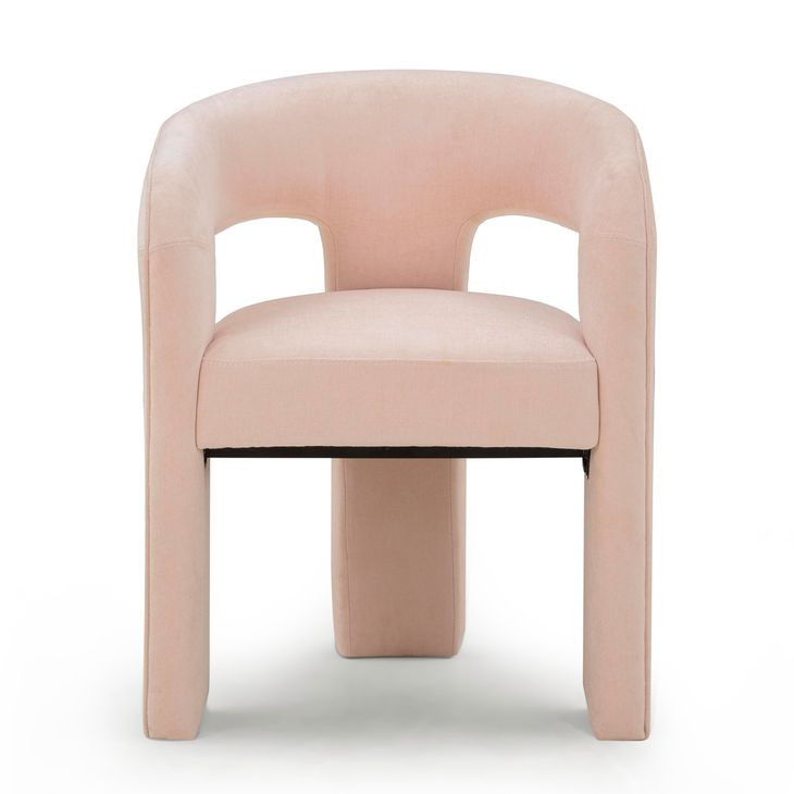 Malone Blush Performance Fabric Upholstered Dining Chair
