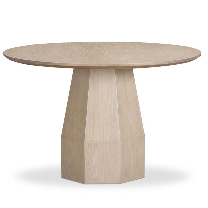Brocha Natural Driftwood Round Dining Room Set