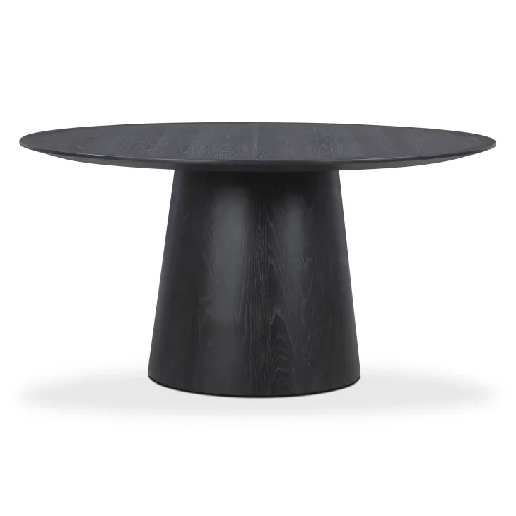 Sahara Black 60" Round Dining Table