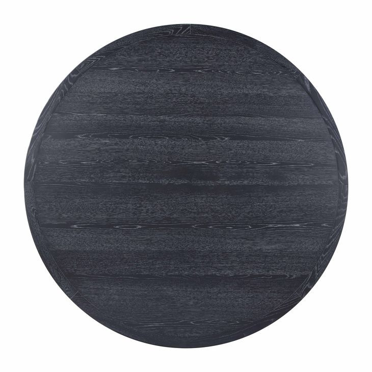 Sahara Black Round Dining Room Set