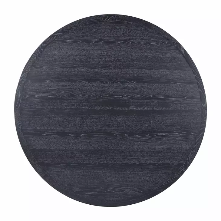 Sahara Black Round Dining Room Set