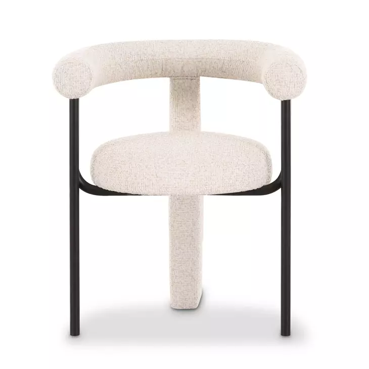 Synn Cream Performance Fabric Upholstered Dining Chair