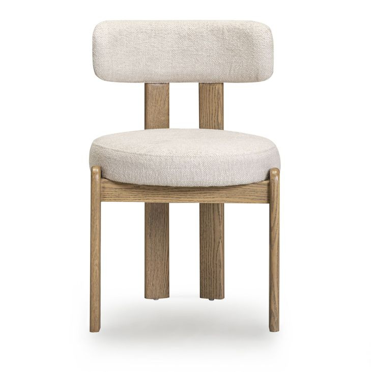 Odessa Cream Performance Fabric Upholstered Dining Chair