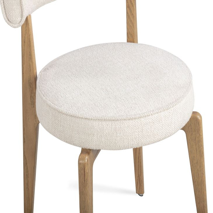 Nikita Cream Performance Fabric Upholstered Dining Chair