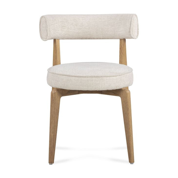 Nikita Cream Performance Fabric Upholstered Dining Chair