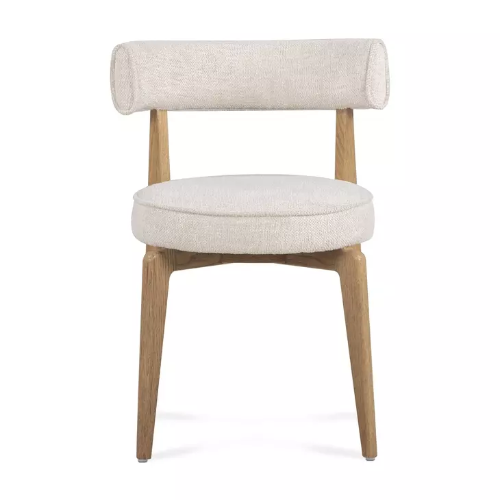 Nikita Cream Performance Fabric Upholstered Dining Chair