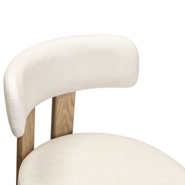 Odessa Cream Upholstered Counter Height Stool