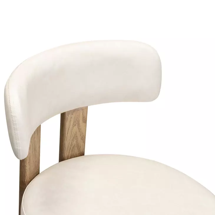 Odessa Cream Upholstered Counter Height Stool