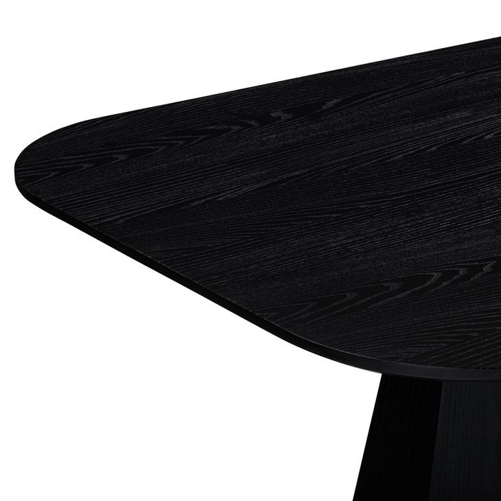 Brocha Black 106" Rectangular Dining Table