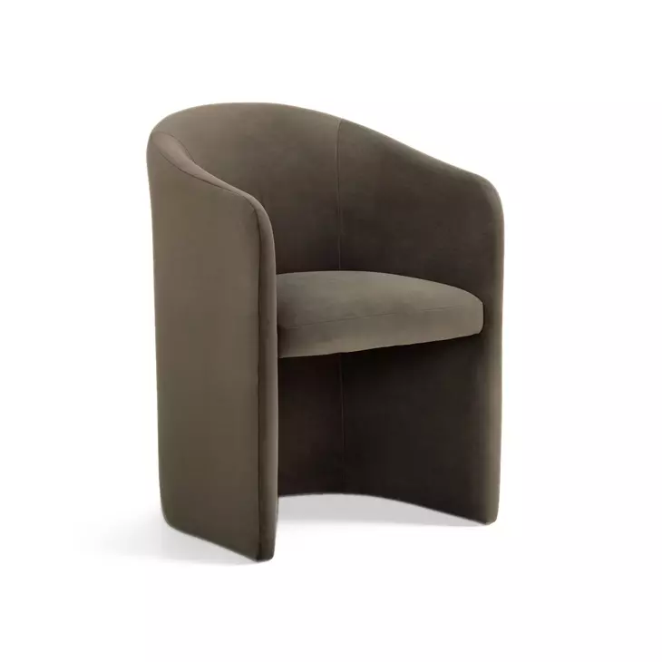 Seraphina Chocolate Brown Performance Velvet Upholstered Dining Chair