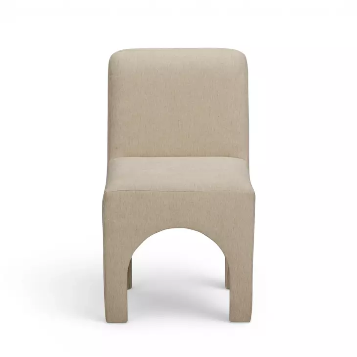 Tomlin Tan Performance Chenille Upholstered Dining Chair