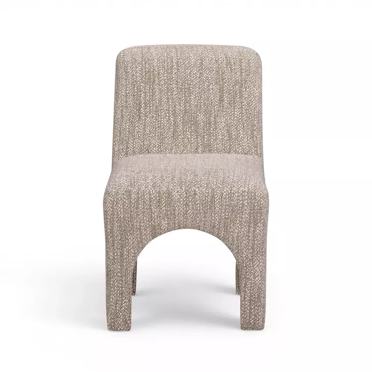 Tomlin Beige Performance Chenille Upholstered Dining Chair