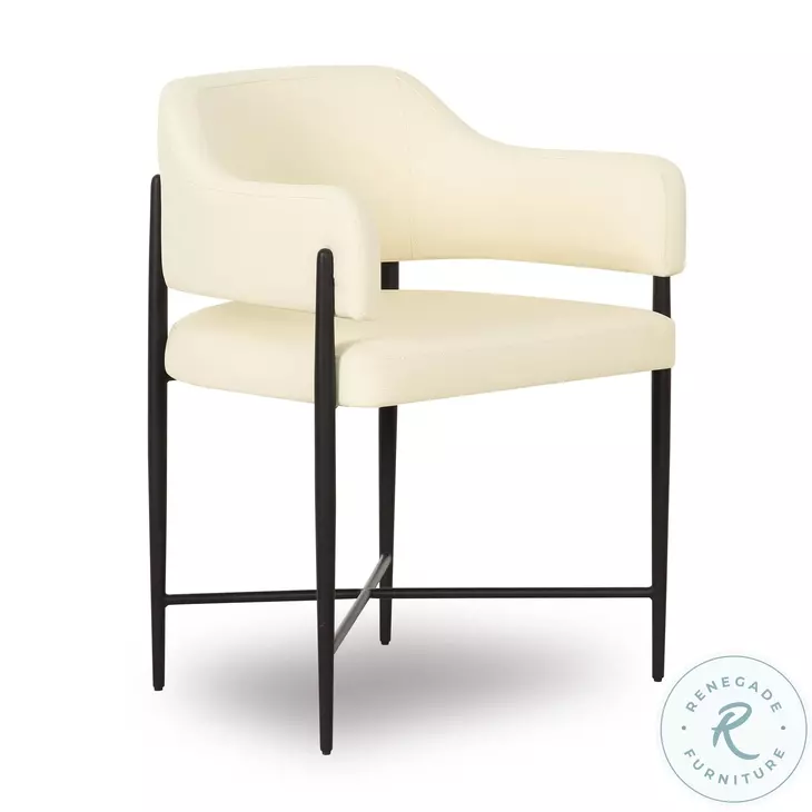 Sezanne Cream Performance Fabric Dining Chair