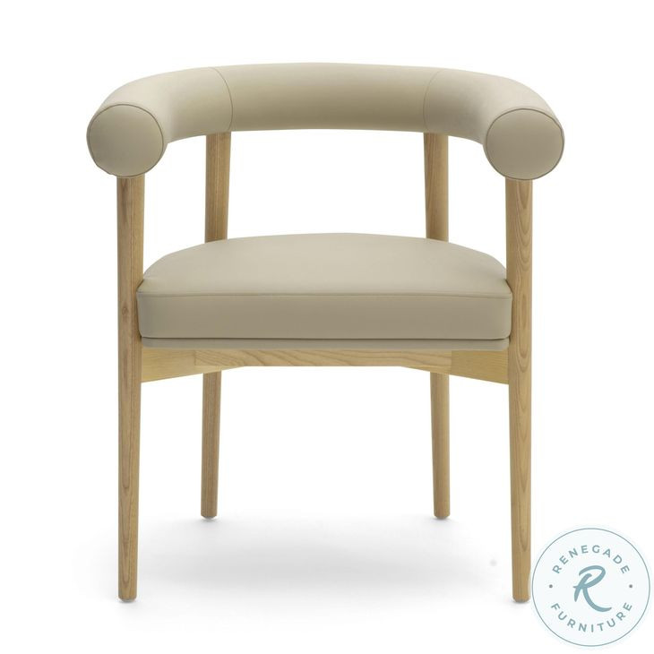 Spara Taupe Performance Vegan Leather Dining Chair