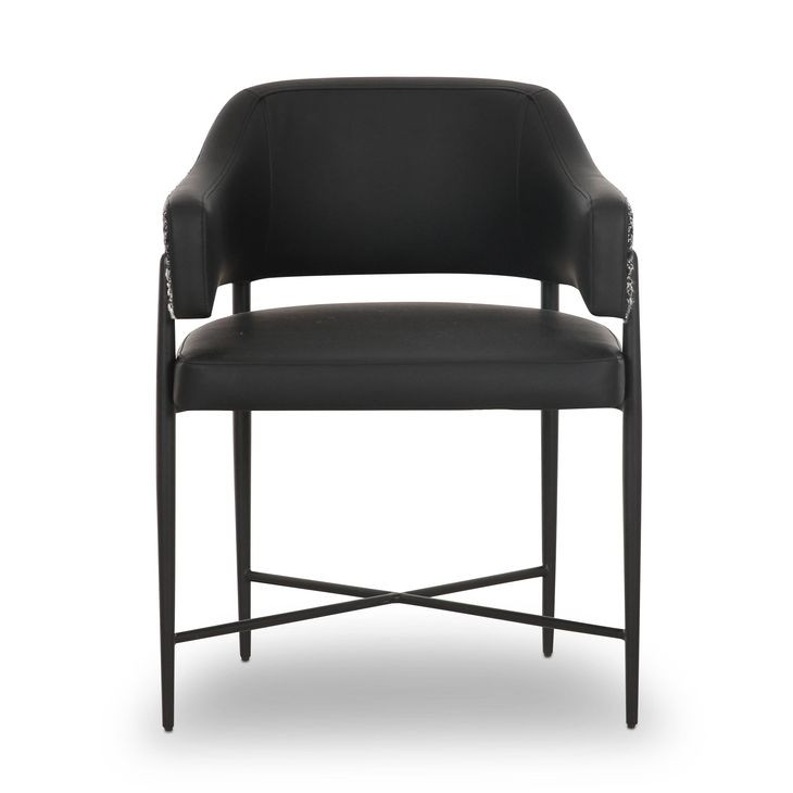 Sezanne Black Performance Fabric Dining Chair