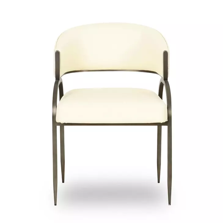 Tatum Cream Performance Fabric Dining Chair