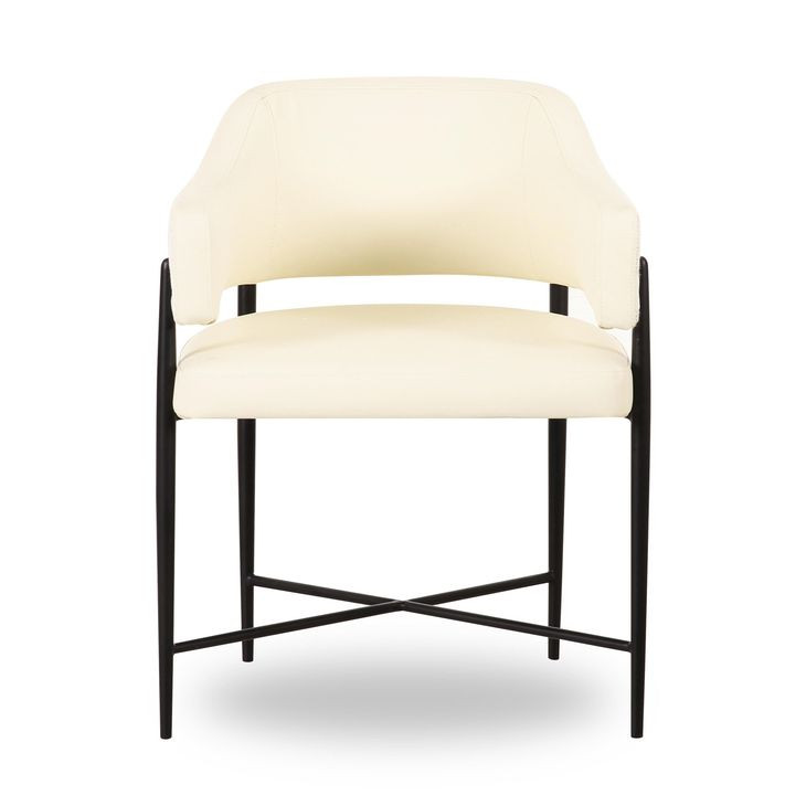 Sezanne Cream Performance Fabric Dining Chair