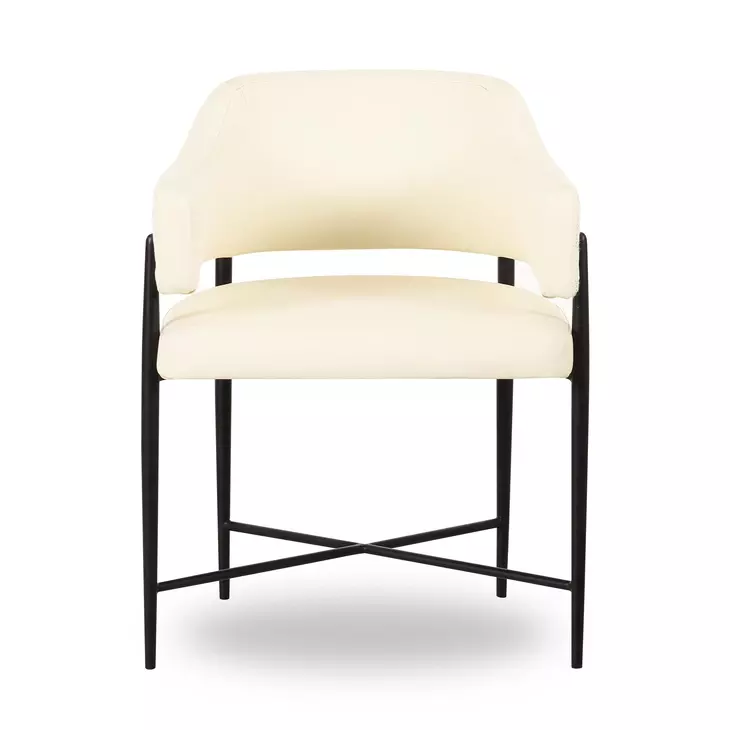 Sezanne Cream Performance Fabric Dining Chair