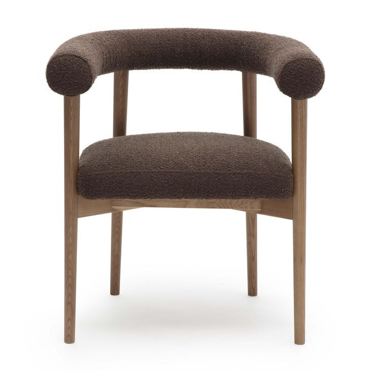 Spara Chocolate Brown Performance Fabric Upholstered Dining Chair