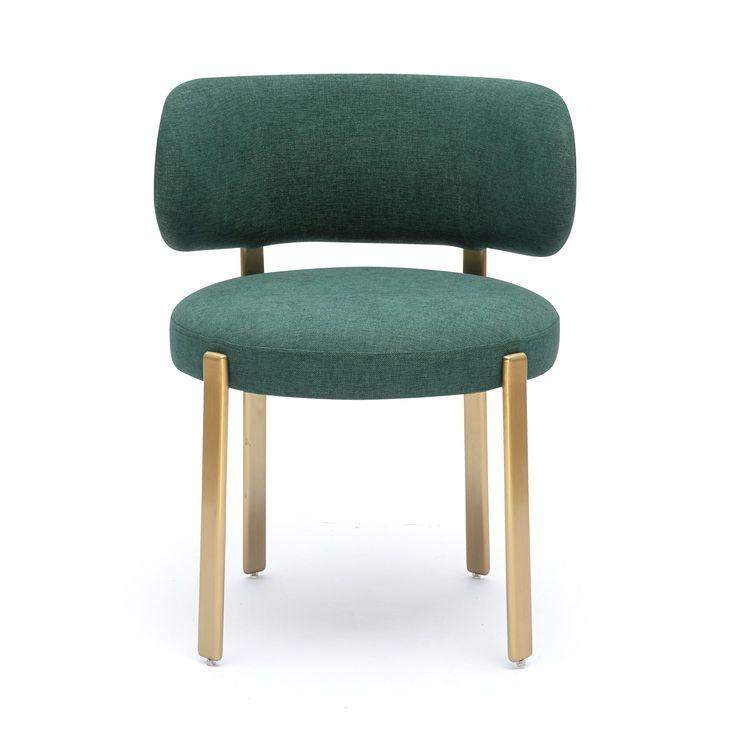 Margaret Green Performance Fabric Upholstered Dining Chair