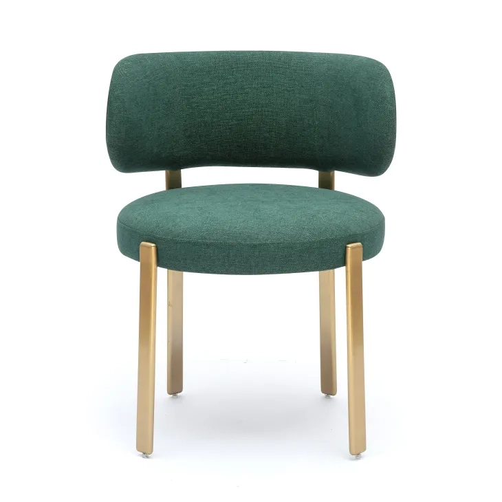 Margaret Green Performance Fabric Upholstered Dining Chair