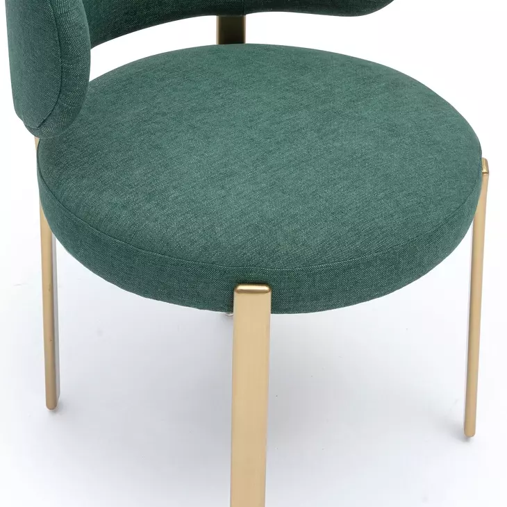 Margaret Green Performance Fabric Upholstered Dining Chair