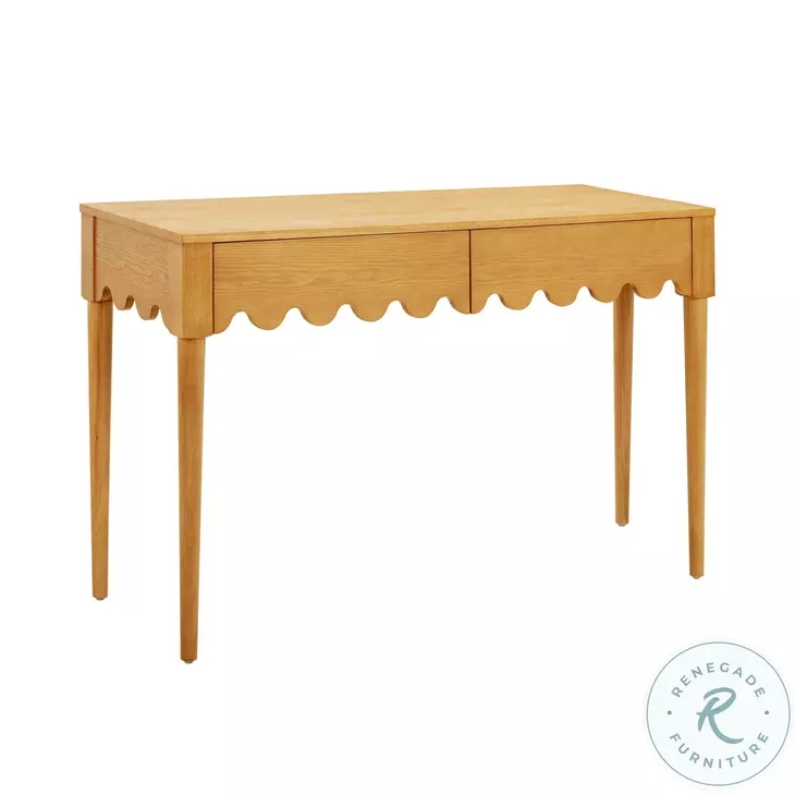 Oodle Natural Ash 2 Drawer Desk