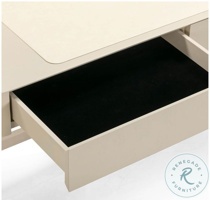 Alfalfa Taupe 2 Drawer Desk