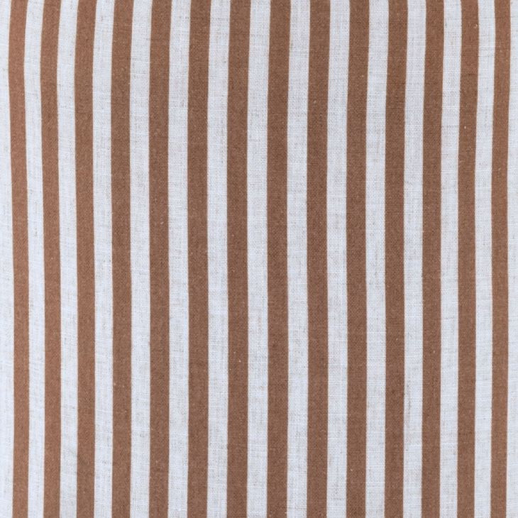 Alyssa Brown and White Performance Fabric Upholstered Desk Chair