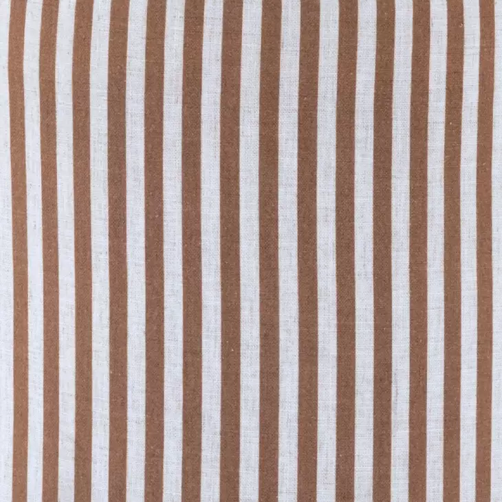 Alyssa Brown and White Performance Fabric Upholstered Desk Chair