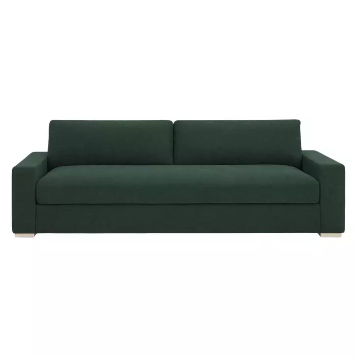 Beckham Green Performance Fabric 96" Sofa