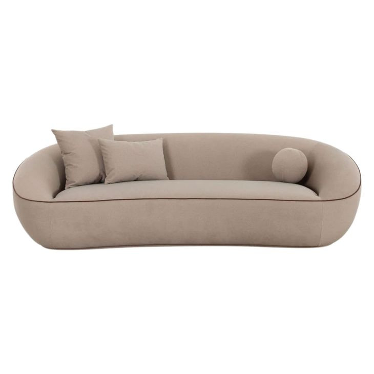 Jenny Taupe Performance Fabric 99" Sofa