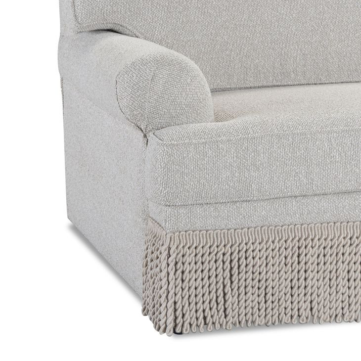 Yvette Warm Gray Performance Fabric 3 Piece Modular Sectional with Pillows