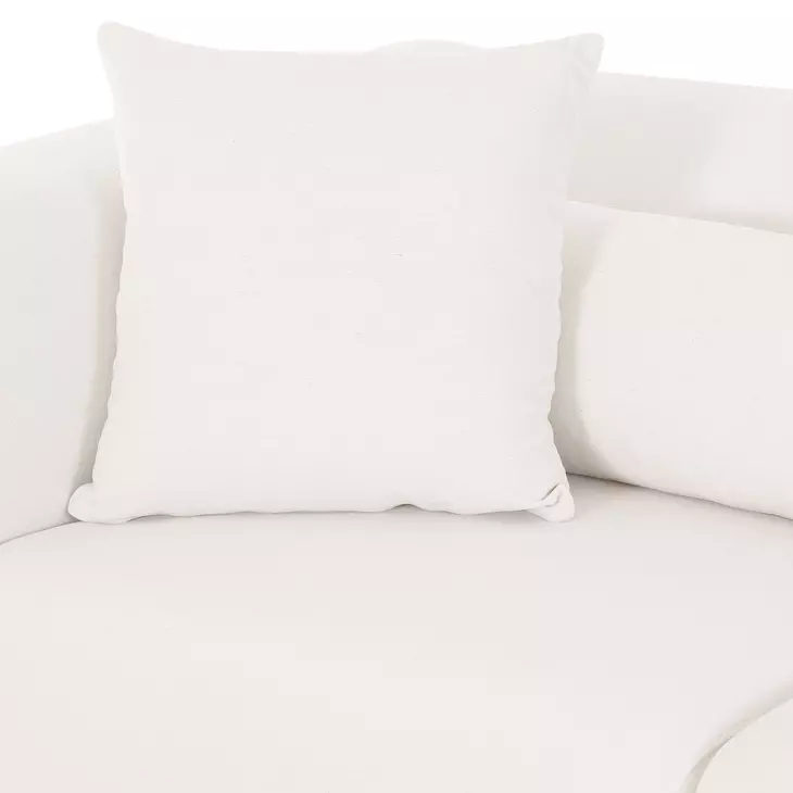 Tarra Cream Performance Fabric Modular 119" Sofa