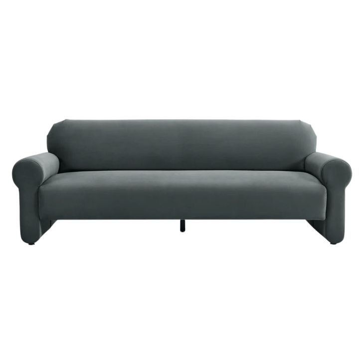 Keelee Grey Velvet 85" Sofa