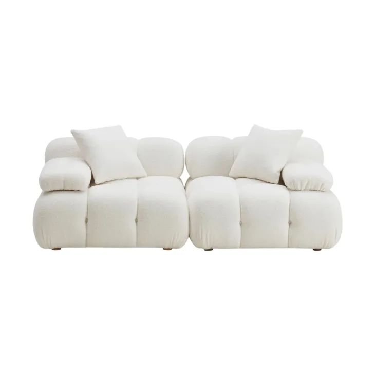 Calliope Cream Modular 79" Loveseat
