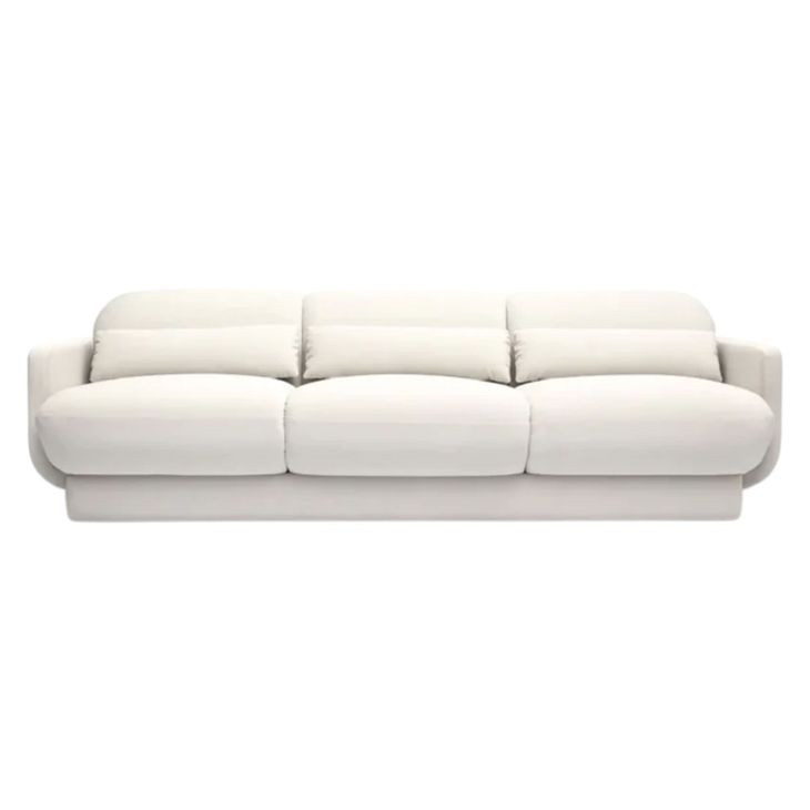 Azalea Cream Velvet 91" Sofa