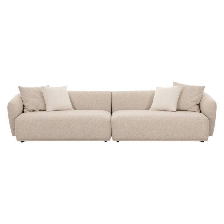 Sylvie Cream Boucle 118" Sofa